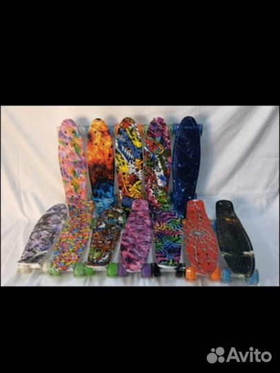 Пластиковый скейт Penny Board Пластборд новый