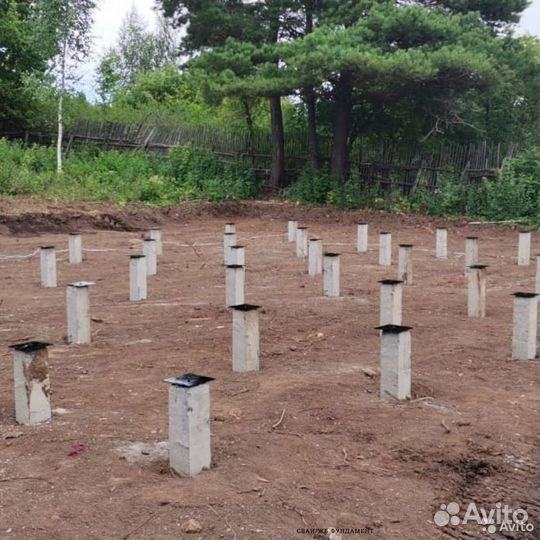 Жб сваи / Фундамент на жб сваях под ключ