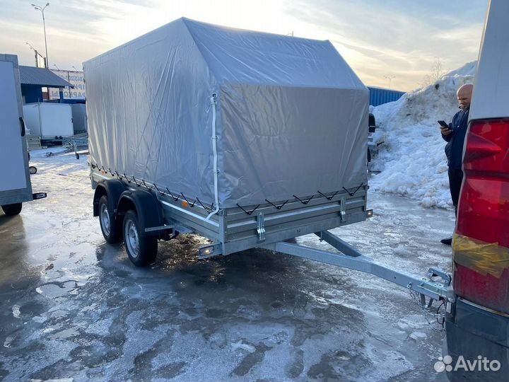 Прицеп легковой 2-х осный для стройматериалов мзса
