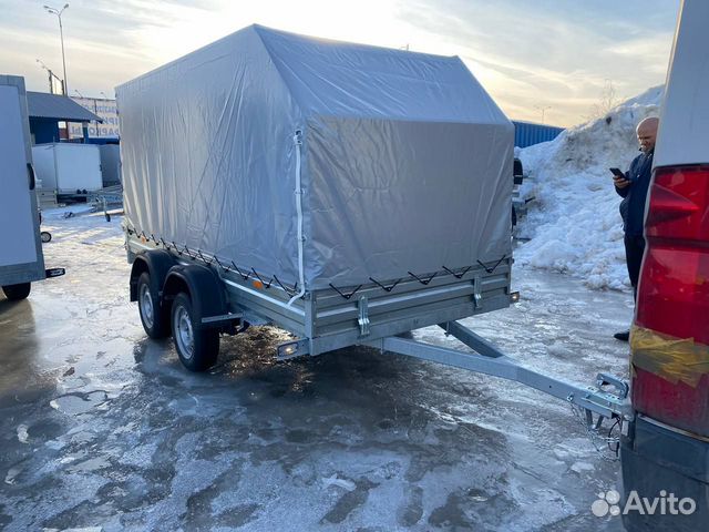 Прицеп легковой 2-х осный для стройматериалов мзса