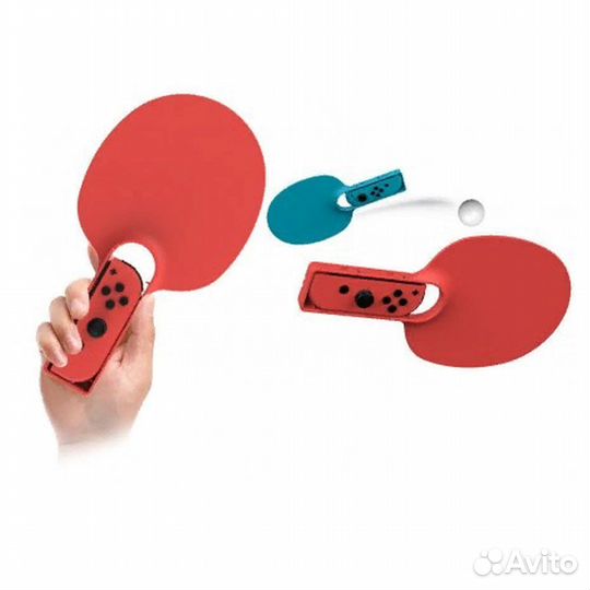 Насадки Table Tennis Racket JoyCon Nintendo Switch