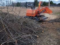 Расчистка от деревьев дробилка измельчитель веток