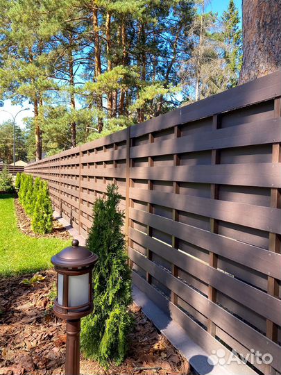 Заборная доска из дпк