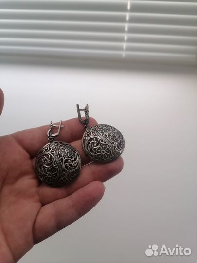 Серебряные серьги