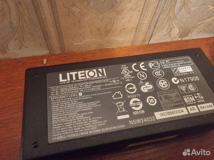 Блок питания для ноутбука Asus 19V, 4.74A, 90W, 5