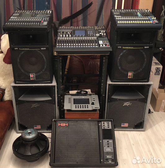 Peavey, Crest, Tascam,yamaha