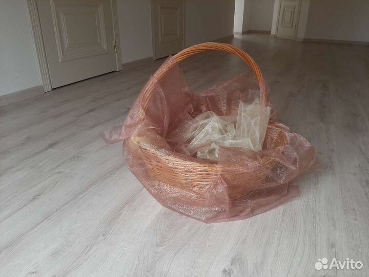 Корзинка плетенная для свадьбы