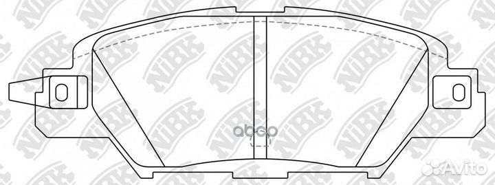 Колодки тормозные дисковые зад mazda CX-5