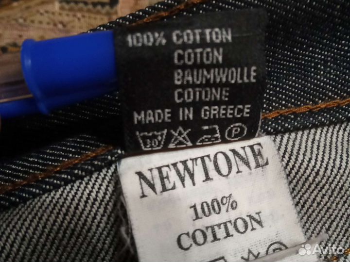 Джинсы Newtone,жёсткий denim,производства Греции