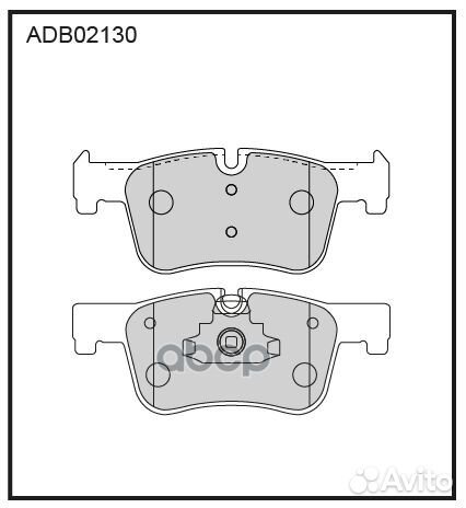 Колодки тормозные дисковые перед BMW 1 (F20