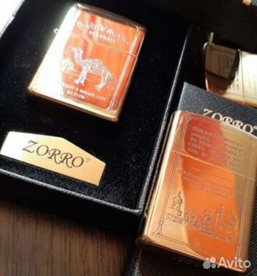 Zorro Camel-Роскошная бензиновая зажигалка в подар