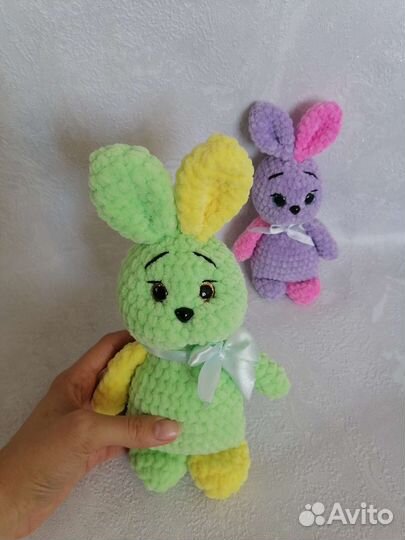 Вязаный зайчик