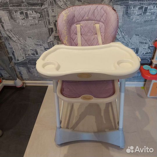 Стульчик для кормления happy baby classic