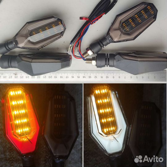 Поворотники универсальные мото для мотоцикла