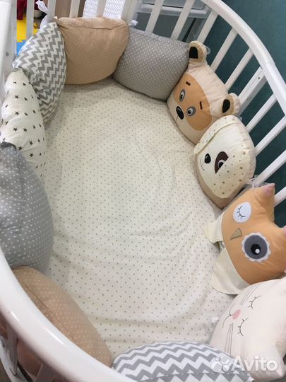 Бортики в кроватку