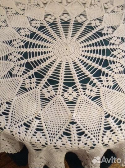 Скатерть вязаная