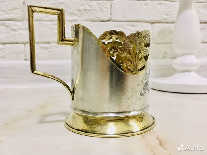 Редский подстаканник Серебро СССР - Артель мю