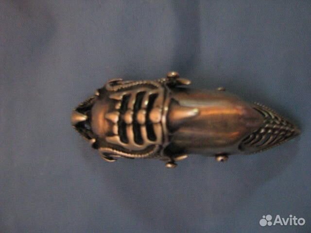 Перстень коготь серебряный