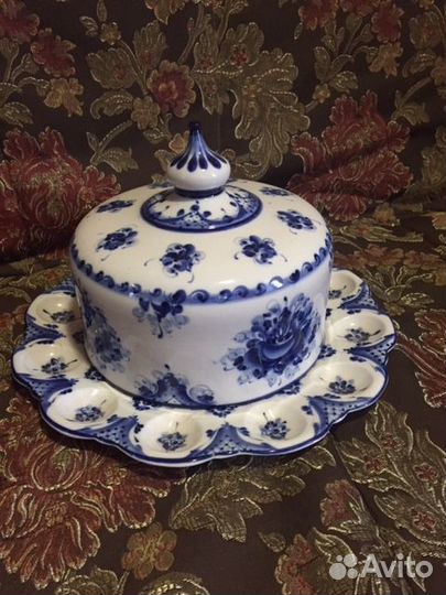 Набор посуды гжель