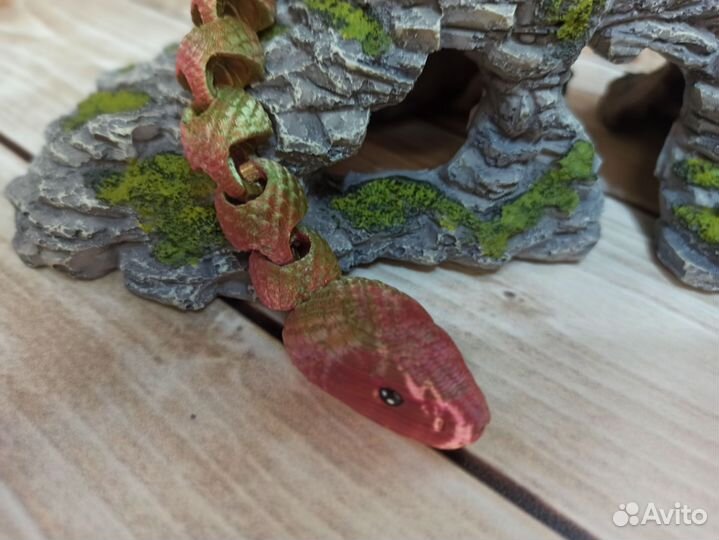 Подвижная Змейка антистресс.3D печать