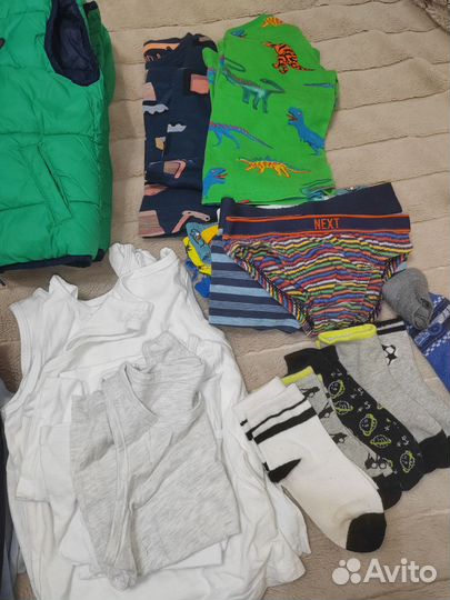 Детские вещи пакетом на мальчика 86 92