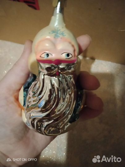Елочные игрушки СССР Дед Мороз. Коллекционная
