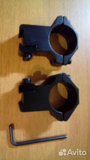 Кольца под оптический прицел ласточкин хвост 11 мм