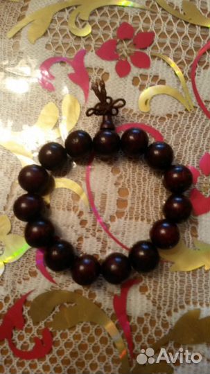 Браслет-четки из сандалового дерева