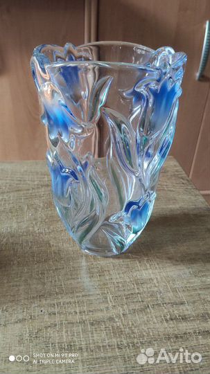 Ваза хрустальная. Новая