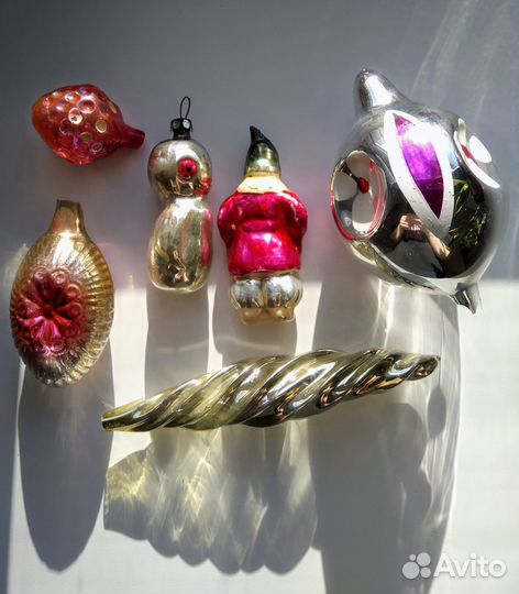 Ёлочные игрушки СССР в реставрацию