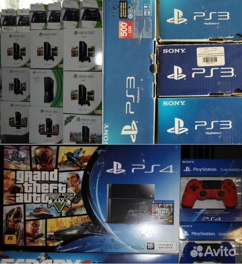 Приставки Ps5/Ps4/ps4 Slim/Ps3 XboX 360 Гарантия