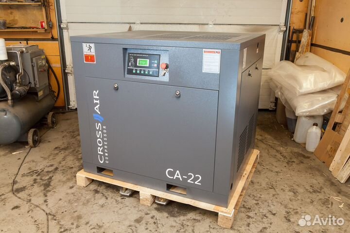 Компрессор 22 кВт винтовой 8/10 Бар