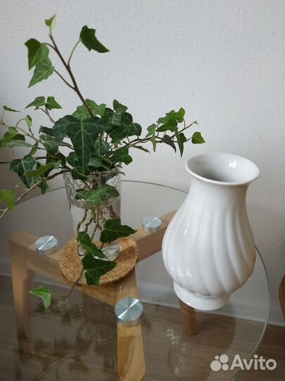 Ваза для цветов IKEA, белая