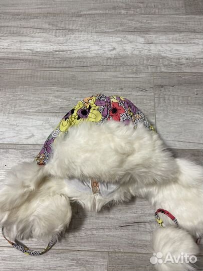 Шапка ушанка детская для девочек