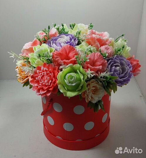 Букет цветов из мыла