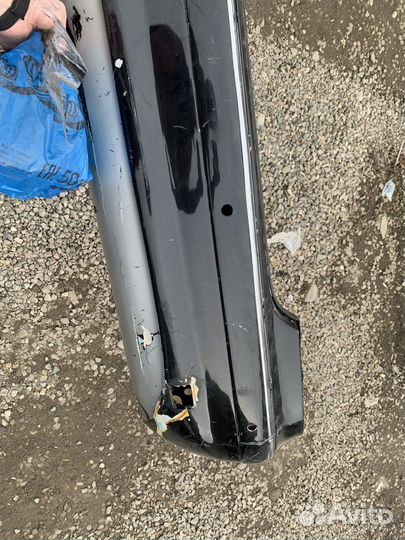 Бампер задний амг на 220 рест