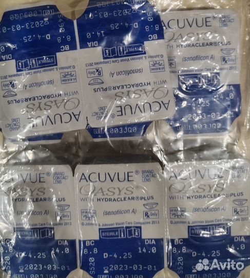 Линзы контактные acuvue oasys