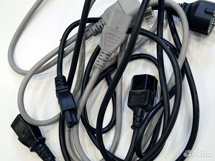Провод транзит - блок питания - монитор. Питание п