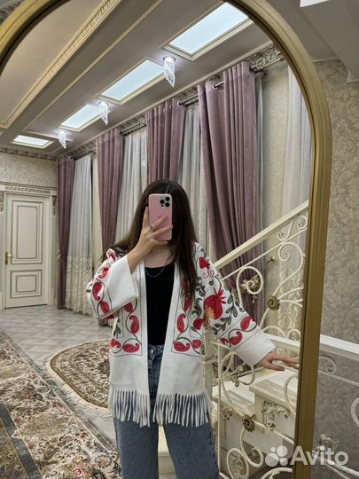 Кардиган женский, чапан, халат, кимоно, абая