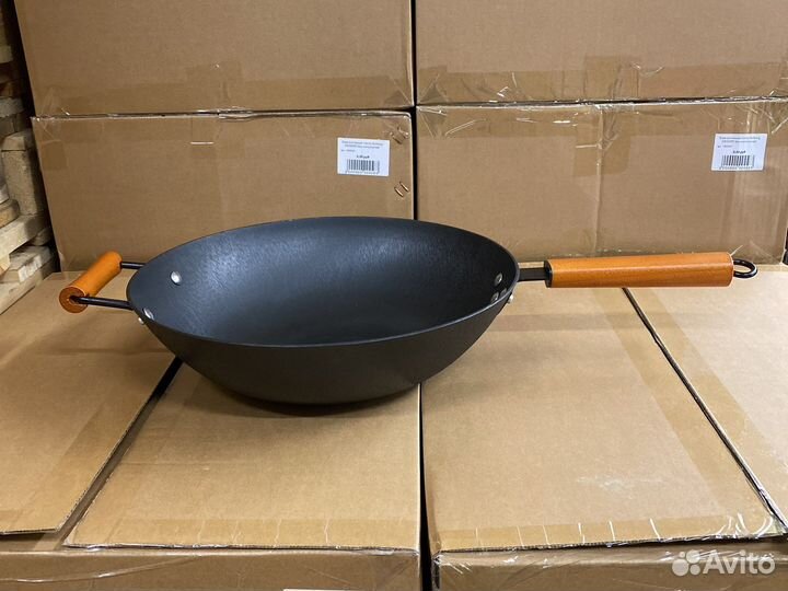 Чугунная сковорода вок