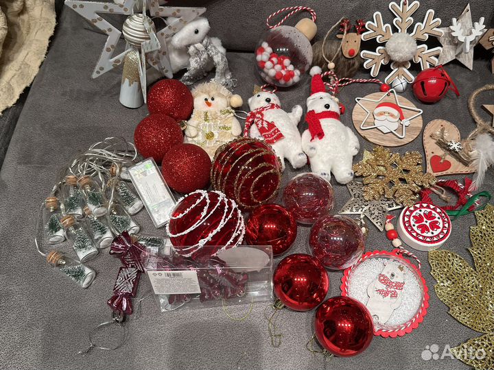 Набор новогодних украшений на ёлку