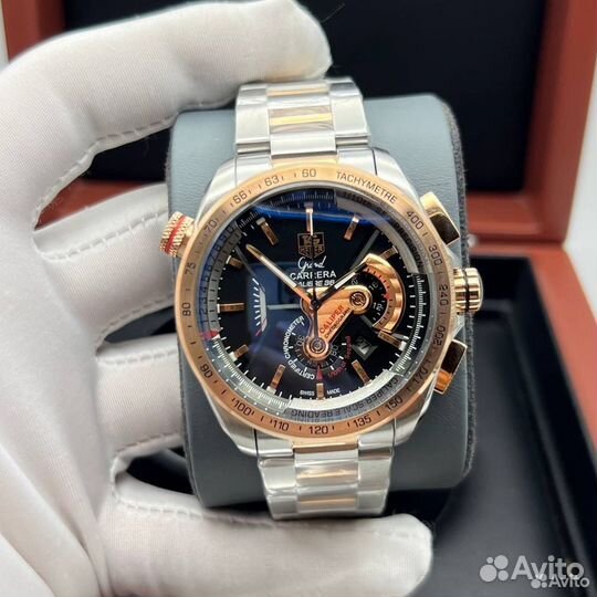 Часы Tag Heuer Grand Carrera gold