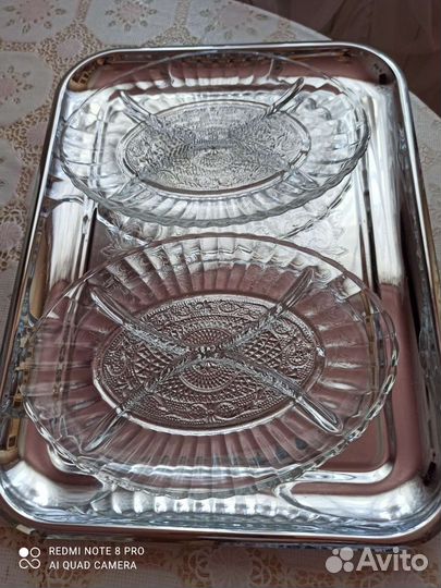 Менажница стекло