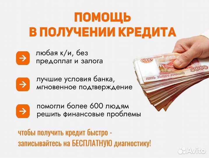 Помощь В получении кредита без предоплат