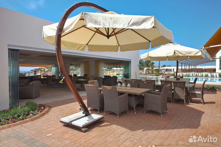 Зонт летний от солнца и дождя садовый