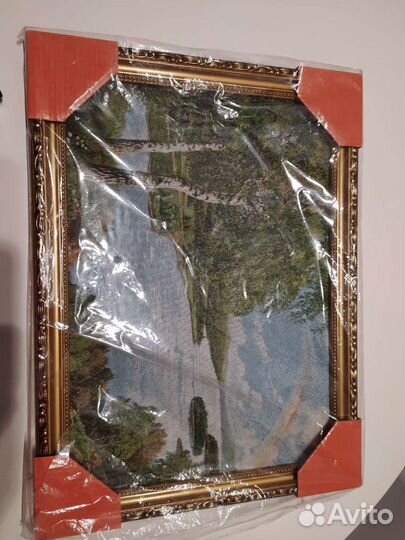 Картина гобелен новая- рамка для картины фото