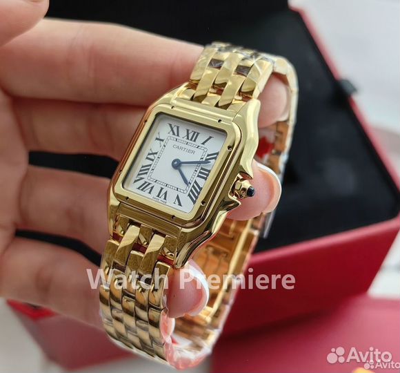 Часы Cartier panthere gold 27 мм + box