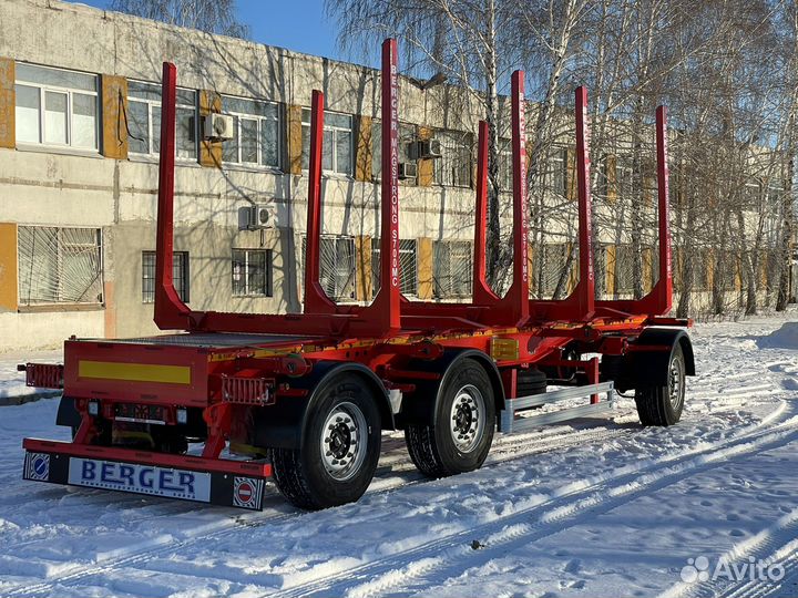 Прицеп лесовоз (сортиментовоз) Berger 8853-0000030-02, 2023