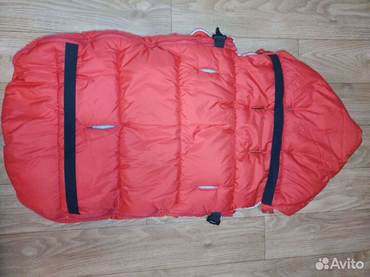 Конверт-мешок накидка Топотушки Нильс красный