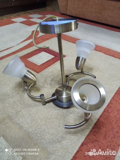 Люстра потолочная 3-х рожковая